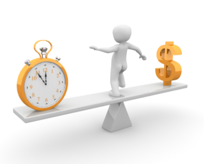 balance between time and money